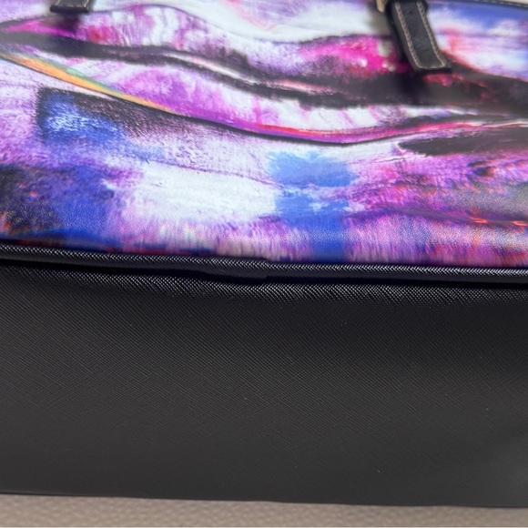 New! Black and Purple Lips Tote Bag with Art Design - Picture 2 of 4